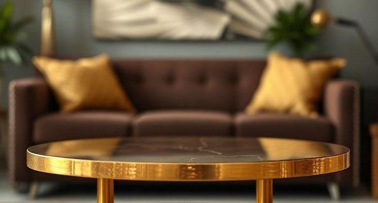 Top 5 Gold Leaf Coffee Tables