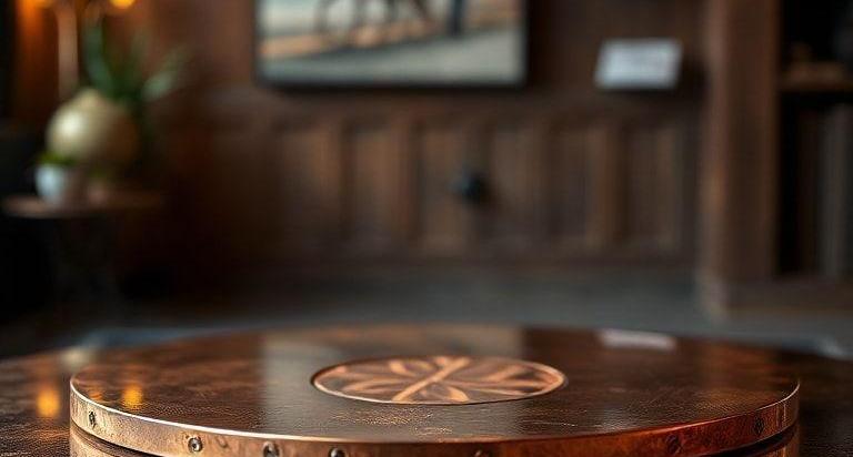 Top 5 Hammered Copper Coffee Tables