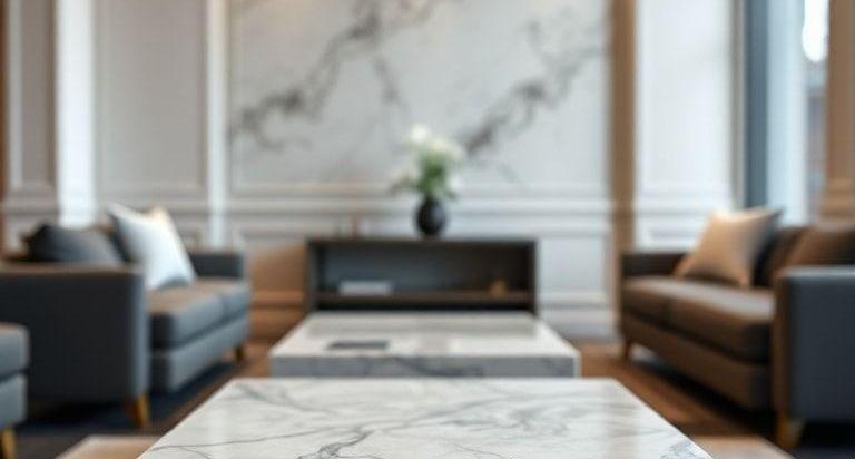 marble square coffee tables