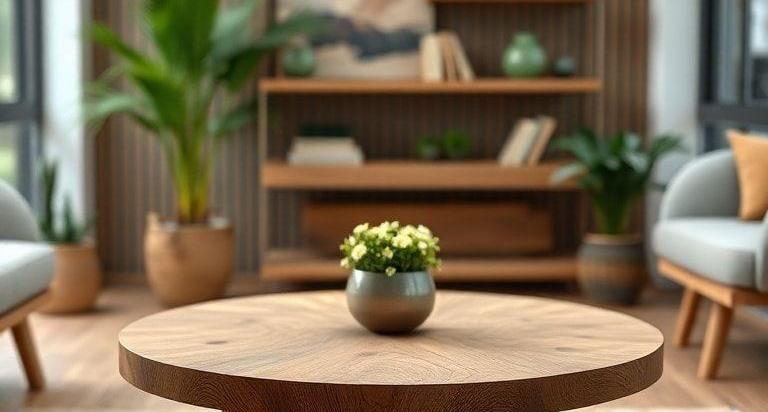Top 5 Natural Wood Round Coffee Tables