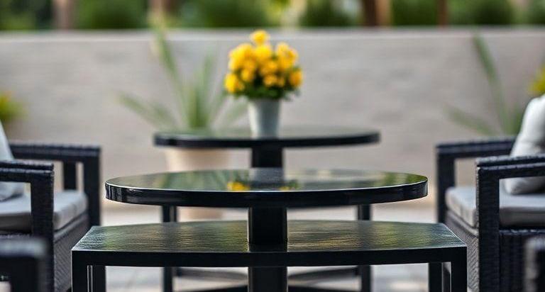 Top 5 Outdoor Black Coffee Tables
