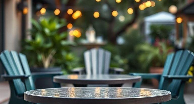 Top 5 Outdoor Plastic Coffee Tables