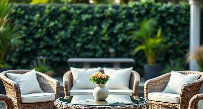 outdoor wicker coffee tables