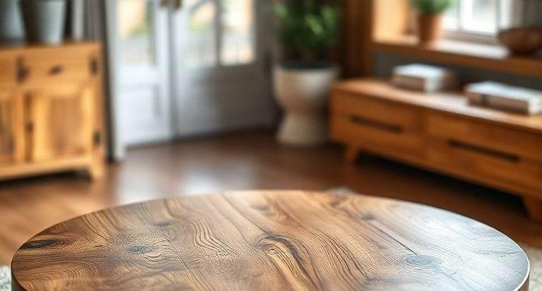 Top 5 Reclaimed Wood Round Coffee Tables