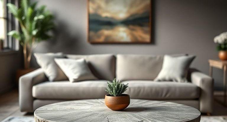 rustic gray coffee tables