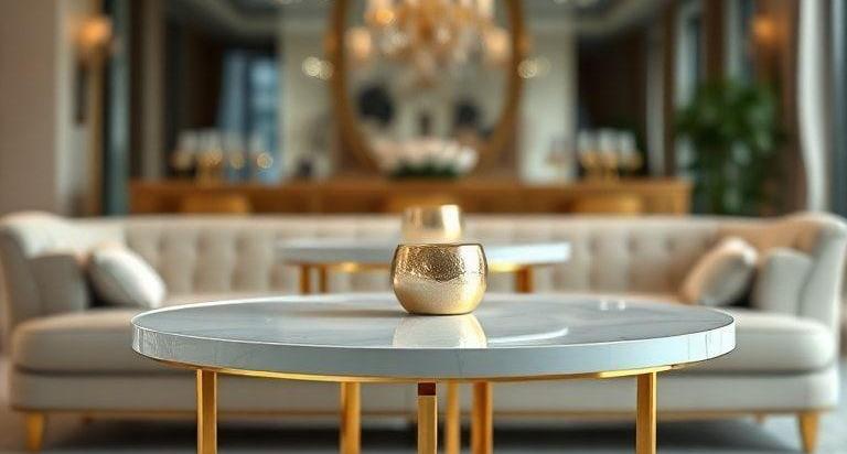 Top 5 White Gold Coffee Tables