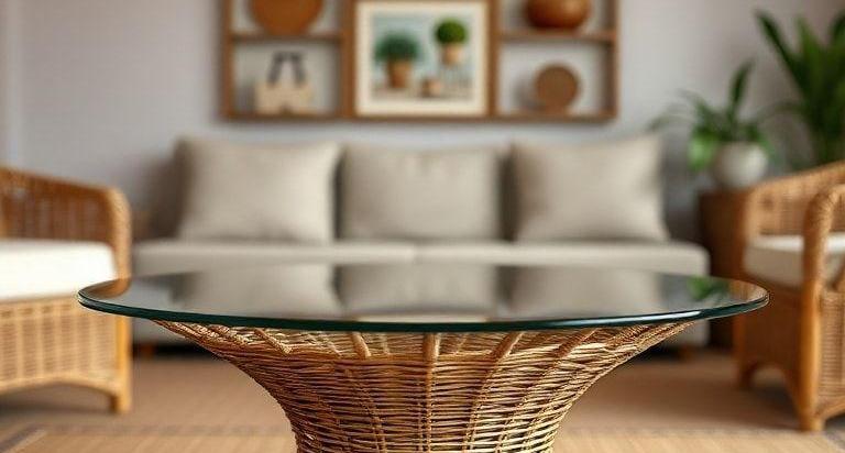 Top 5 Wicker Coffee Tables With Glass Top
